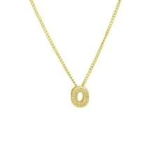 New Fashionable Multifunctional 26pcs English Letter Necklace, Women Copper Cubic Zirconia Letter Pendant