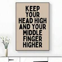 1pc/Set Vintage Inspirational Wall Art, Inspirational Poster Print, Canvas Home Decor, Living Room Decoration Painting, Bedroom Wall Painting, Art Aesthetics Printing,For Living Room Home Decor,Without Frame