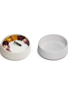 1 pièce Moule en silicone en forme de bol rond en ciment pour vase à bougie, grand bol à bougie en terrazzo, moule en béton fait à la main pour pot de fleurs en argile