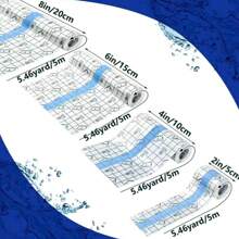 透明粘性包裹纹身后护理绷带，防水保护膜纹身绷带卷，皮肤敷料，适用于游泳纹身后护理用品