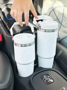 1 件不锈钢真空隔热车载杯，可保温或保冷水瓶，带回学校 - 彩色 - 查看 7