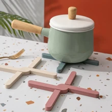 Modern Foldable Non-Slip Silicone Coaster Pot Pan Table Mat Heat Resistant Pad Placemat Cross Holder Trivet Kitchen Table Mats Seafood Boil