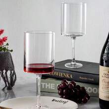 1个/6个可拆卸14盎司葡萄酒杯高脚杯高档水晶玻璃香槟杯高脚杯套装 - 彩色 - 查看 12