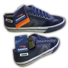 Rainha Vl 2500 Navy Blue Ultra Resistant Leather Sneakers - màu đen - Xem 3