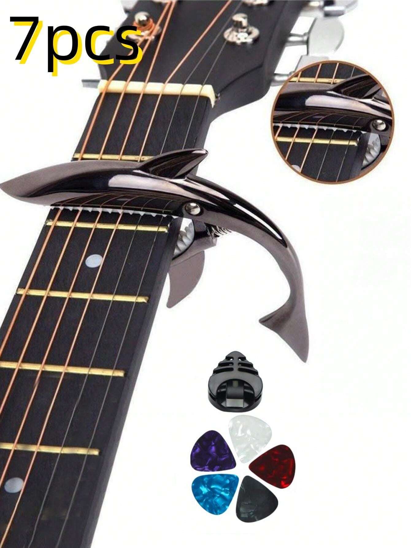 Capodastre Sondery Pour Guitare Acoustique - Tension Réglable, Silicone Protecteur | Pour Manches Plats