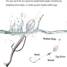 Egg Lead Fishing Weights Kit Drop Bass Weights Sinker Tackle Saltwater Casting Fishing Sinkers Set Oval Freshwater