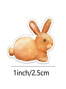 500pcs/Roll Cartoon Animal Stickers, Reward Stickers, Stationery Stickers, Gift Decoration Labels Back To School - Multicolor - View 2