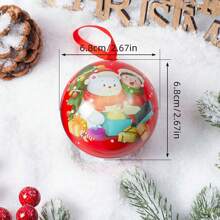 Christmas Candy Box, Decorative Ornament,  Ball, Creative Hanging Iron Ball, Christmas Supplies Ornament, Christmas Tree Decorations