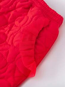 mini bala 女童长袖套装宝宝新款中式翻领套装 - 中國紅 - 查看 8