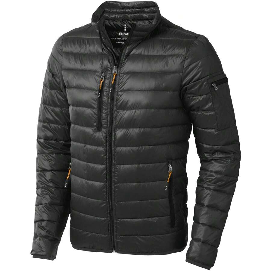 Elevate Mens Scotia Light Down Jacket (Anthracite) - Dark Grey - View 1
