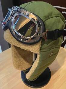 2pcs Plain Casual Ear Flap Hats, Thick Warm Thermal Lined Winter Hat For Men, Suitable For Cold Weather Outdoor Use