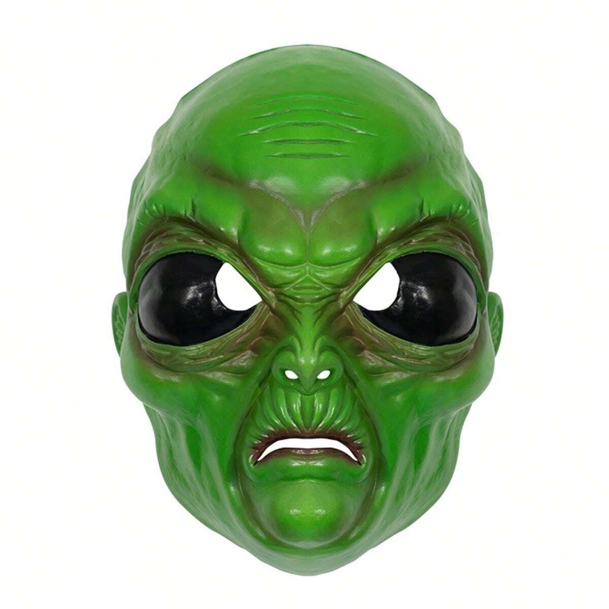 One Piece Green Alien Spooky Mask Headgear For Halloween And Masquerade