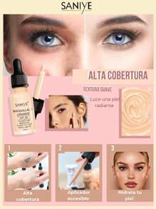 Maquillaje líquido saniye R1172 - Beis - Ver 6