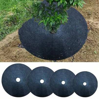 2pcs Fruit Tree/Orchard/Lawn Non-Woven Fabric Gardening Landscape Fabric Cover -Friendly Barrier Breathable Moisturizing &