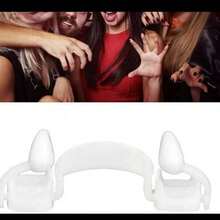 1pc Vampire Teeth Decoration Set, Retractable Fangs For Halloween Bloody Party, Zombie Vampire Fangs - Multicolor - View 4