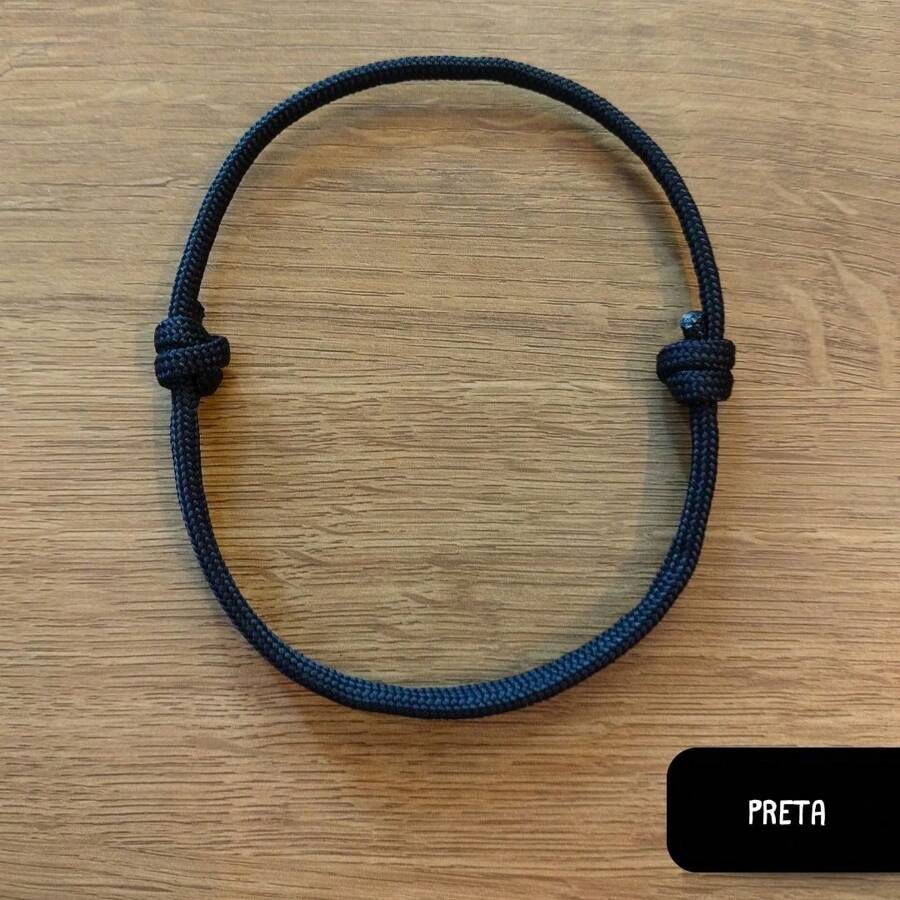 Adjustable Pet ID Tag Collar For Dog And Cat Metal Tag - màu đen - Xem 1