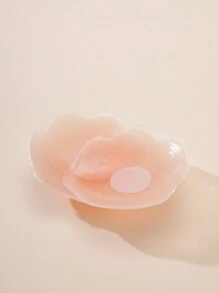 10 件花卉液体硅胶可重复使用隐形乳头贴，防水乳房花瓣 - 杏色 - 查看 5