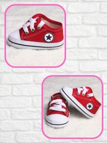 Tênis Estilo All Star Bebê Menino E Menina Branco Infantil - Azul bebê - Visão 8