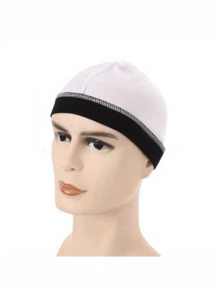 1pc Thickened Silk Breathable Dome Cap For Wig, Cap Size 53CM (Small Size), Wide Elastic Mesh Cap With Wave Edge - Multicolor - View 6