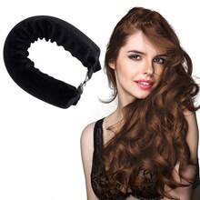 Rulos para el cabello sin calor, rizos durante la noche sin calor, clips para diadema para todos los estilos de cabello, diseño de clips con gancho, amigable para dormir, para mujeres con cabello largo - Multicolor - Ver 6