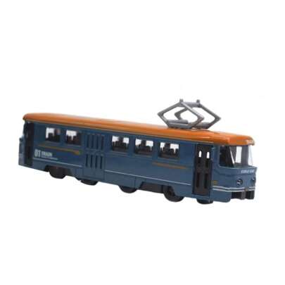 Miniatura Metrô Metal Fricção Abre Portas Carrinho Metal Coleção