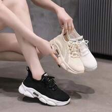 Zapatillas Casuales Para Mujer - Beis - Ver 3