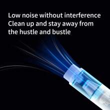 Lydsto H2 Handheld Vacuum 16000Pa Suction 90% Dust Collection Efficiency Double Filtration System Filtration Efficiency>99.5% The Filter Element Supports Water Washing 2-In-1 Brush Is Suitable For Different Scenarios 55*265mm Small Size Is Easy To Carry