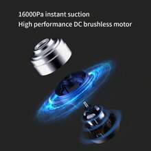 Lydsto H2 Handheld Vacuum 16000Pa Suction 90% Dust Collection Efficiency Double Filtration System Filtration Efficiency>99.5% The Filter Element Supports Water Washing 2-In-1 Brush Is Suitable For Different Scenarios 55*265mm Small Size Is Easy To Carry