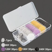 120片装25毫米可替换砂纸，带修脚圆盘垫套装，足部角质层、老茧去除工具，硬死皮清洁器，足部锉刀