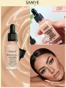 Saniye Liquid Makeup R1172 - 107 Sun Beige - View 1