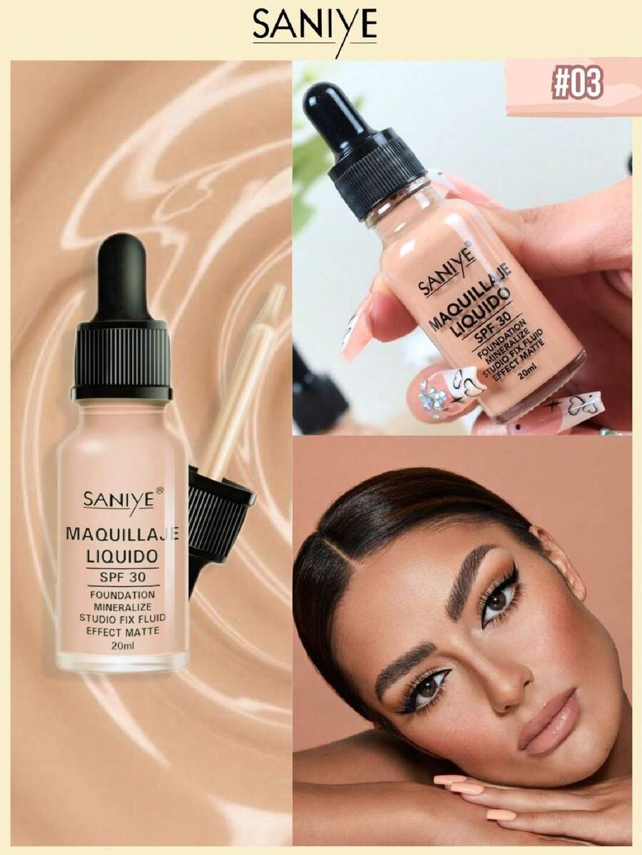 Saniye Liquid Makeup R1172 - 107 Sun Beige - View 1