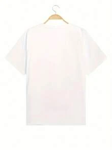 Plus Size Women's Fashion Model Print T-Shirt - White - View 2