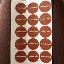 Adesivi logo personalizzati, etichette logo aziendali rotonde, adesivi di marca circolari, etichette aziendali - adesivi personalizzati, etichette personalizzate, Natale, calendario festivo