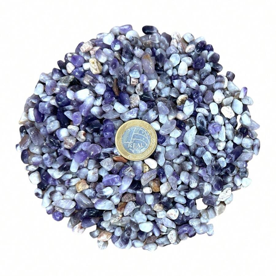 Cascalho De Pedra Natural Orgonite Chakras Artesanato - 250g - Cacoxenita - Visão 1