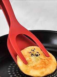 1 Egg Spatula, Steak Spatula, Egg Spatula, 2-In-1 Spatula, Non Stick Kitchen Multifunctional Spatula, Spatula, Pancake Spatula, Toaster Spatula, Hamburger Spatula, Non Stick Coating Spatula - Default - View 3