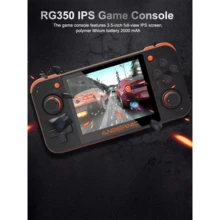 Consola de juegos portátil RG350 con pantalla IPS de 3.5 pulgadas, juegos retro, procesador de doble núcleo, 16G+128G de tarjeta TF, compatible con PS1 - multicolor - Ver 2