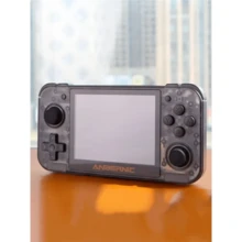 Consola de juegos portátil RG350 con pantalla IPS de 3.5 pulgadas, juegos retro, procesador de doble núcleo, 16G+128G de tarjeta TF, compatible con PS1 - multicolor - Ver 5