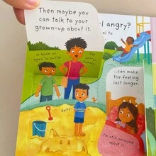 Usborne Lift -The-Flap Very First Questions & Answers Why Do I (Sometimes) Feel Angry? Science Popularization Cognitive Book Educational 3D Cardboard Bedtime Reading English Books For Children