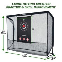 Haokelball Golf Practice Net - Golf Hitting Net With Target Cloth For Indoor Or Outdoor Use 10x7.5ft Golf Nets For Backyard Driving Heavy Duty Golf Net With Carry Bag