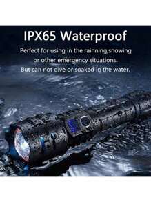 Linterna Led Cree 2000 Lumenes Similar Linterna Lumify X9,Alcance De Proyección 500m. - Negro - Ver 6