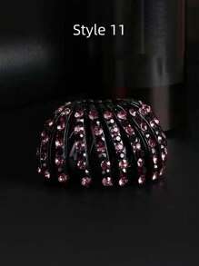 1个鸟巢发髻造型器,发饰,发夹,发圈,发髻定型器,带水钻装饰马尾夹,快速造型工具,易于使用的发髻造型器,适合初学者、学生、女孩和女性,适用于节日、派对、音乐节、秋季、旅行、美发工具、发饰、秋季、美发配件、旅行、女士美发配件、女士发饰、美发工具、发饰、美妆配件、礼物、旅行、送给女性的礼物、美妆配件、圣诞礼物、圣诞礼物、送给女性的圣诞礼物、成人圣诞礼物、成人圣诞礼物、美妆配件、成人圣诞礼物、成人发饰、成人发饰、成人发饰、礼物创意、美妆圣诞礼物、送给女性的礼物、优雅爪夹 - 彩色 - 查看 24