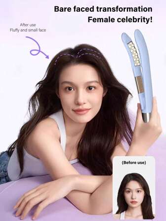 1pc Pea Pod Shape Corn Hair Curling Iron, Fluffy Corrugated Curling Iron For Thin Hair Or Hairstyle, Corn Volumizing Perm