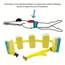 Adjustable EVA Foam Swim Float Belt - Buoyancy Aid For Adult Swimming & Snorkeling (2025 Best Seller, Multiple Sizes)