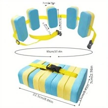 Adjustable EVA Foam Swim Float Belt - Buoyancy Aid For Adult Swimming & Snorkeling (2025 Best Seller, Multiple Sizes)