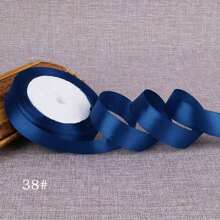 1pc Ribbon DIY Handmade Rose Hair Clip, 1cm/2cm Width 22m Length Satin Ribbon, Cake Candy Box Packaging Decoration Ribbon, Wedding Supplies - Multicolor - View 13