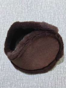 1pc Winter Solid Color Thickened Velvet Ear Tips, Unisex Cold Resistant And Warm Ear Tips, Suitable For Outdoor Cycling And Keeping Warm Halloween - Multicolor - View 9