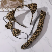 3pcs Unisex Leopard Print Headband For Party Cosplay Halloween - Multicolor - View 2