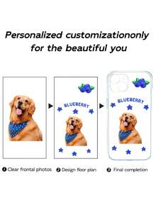 1 Ốp điện thoại thông minh chống sốc trong suốt họa tiết quả việt quất tùy chỉnh, in UV độ phân giải cao, đáp ứng nhu cầu tùy chỉnh của khách hàng, phù hợp với nhiều kiểu điện thoại - Trong sáng - Xem 3