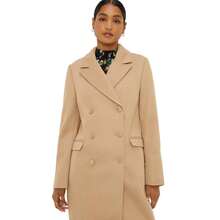 Dorothy Perkins Womens/Ladies Maxi Double-Breasted Coat (Camel) - Camel - View 3