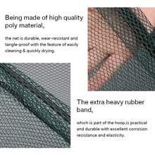 Fishing Landing Net With Telescopic Handle, Foldable & Collapsible, Lightweight Aluminum Alloy Frame, Portable Long Handle For Bird & Fish Catch And Release